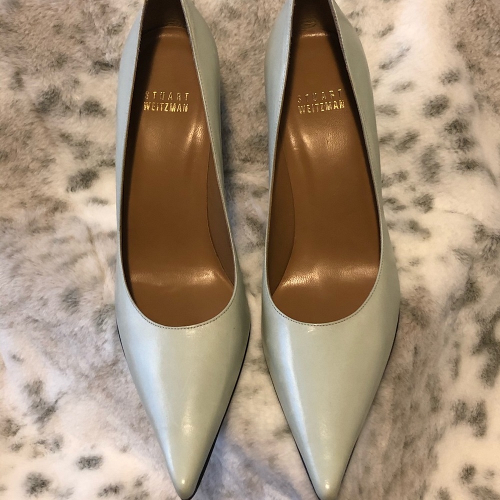 Mint Green Pumps View 3